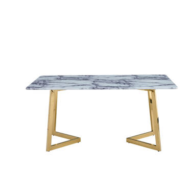 Wayfair white deals marble dining table